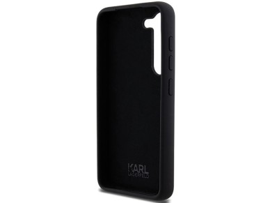 Karl Lagerfeld Silicone Ikonik Metal Pin case for Samsung Galaxy S24+ - black Karl Lagerfeld Silicone Ikonik Metal Pin case for Samsung Galaxy S24+ - black