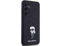 Funda con pin metálico y logo Ikonik fijo con purpurina de Karl Lagerfeld para Samsung Galaxy A30 - Funda con pin metálico y logo Ikonik fijo con purpurina de Karl Lagerfeld para Samsung Galaxy A30 -