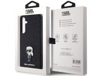Funda con pin metálico y logo Ikonik fijo con purpurina de Karl Lagerfeld para Samsung Galaxy A30 - Funda con pin metálico y logo Ikonik fijo con purpurina de Karl Lagerfeld para Samsung Galaxy A30 -