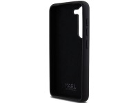 Capa de silicone Karl Lagerfeld Karl&Choupette com pino de metal para Samsung Galaxy S24 - preta Capa de silicone Karl Lagerfeld Karl&Choupette com pino de metal para Samsung Galaxy S24 - preta