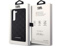 Karl Lagerfeld Saffiano Mono Metal Logo case for Samsung Galaxy S24 - black Karl Lagerfeld Saffiano Mono Metal Logo case for Samsung Galaxy S24 - black