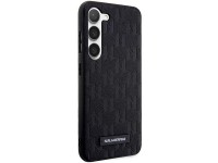 Capa Karl Lagerfeld Saffiano Mono Metal Logo para Samsung Galaxy S24+ - preta Capa Karl Lagerfeld Saffiano Mono Metal Logo para Samsung Galaxy S24+ - preta