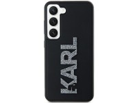 Karl Lagerfeld 3D Rubber Glitter Logo case for Samsung Galaxy S24 - black Karl Lagerfeld 3D Rubber Glitter Logo case for Samsung Galaxy S24 - black