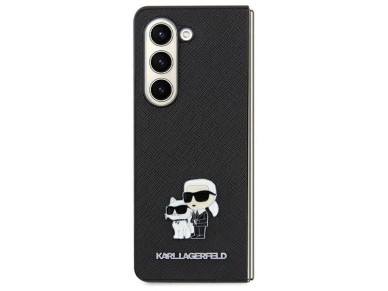 Karl Lagerfeld Saffiano Karl&Choupette Pin case for Samsung Galaxy A35 - black