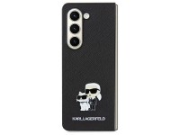 Karl Lagerfeld Saffiano Karl&Choupette Pin case for Samsung Galaxy A35 - black