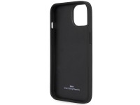 Capa BMW BMHCP14S22RQDK para iPhone 14 6.1" em couro acolchoado preto/preto Capa BMW BMHCP14S22RQDK para iPhone 14 6.1" em couro acolchoado preto/preto