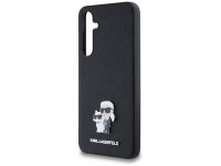 Capa Karl Lagerfeld Saffiano Karl&Choupette Pin para Samsung Galaxy A35 - preta