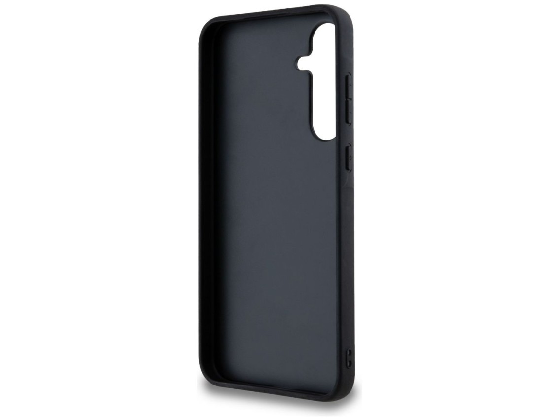 Capa Karl Lagerfeld Saffiano Karl&Choupette Pin para Samsung Galaxy A35 - preta