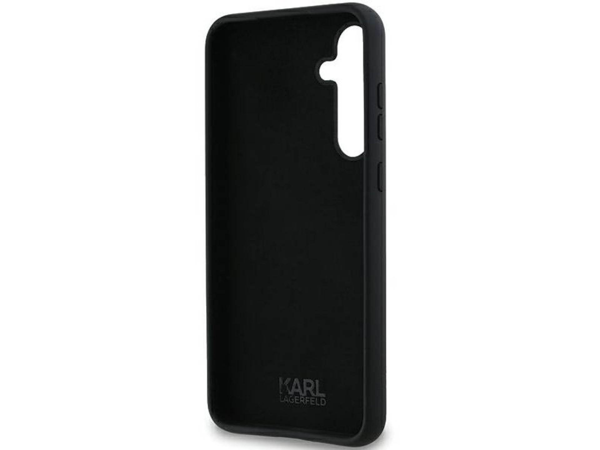 Funda de silicona Karl Lagerfeld Choupette para Samsung Galaxy A35 - negra