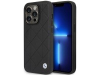 Case BMW BMHCP14L22RQDK iPhone 14 Pro 6.1" black/black Leather Quilted Case BMW BMHCP14L22RQDK iPhone 14 Pro 6.1" black/black Leather Quilted