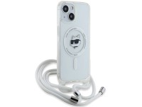 Karl Lagerfeld IML Choupette Head & Cord MagSafe case for iPhone 14 / 13 / 15 - transparent Karl Lagerfeld IML Choupette Head & Cord MagSafe case for iPhone 14 / 13 / 15 - transparent
