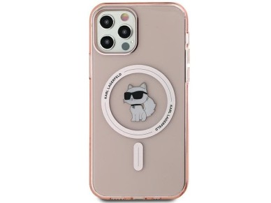 Karl Lagerfeld IML Choupette MagSafe case for iPhone 12/12 Pro - pink Karl Lagerfeld IML Choupette MagSafe case for iPhone 12/12 Pro - pink