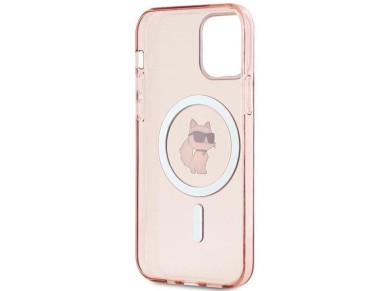Karl Lagerfeld IML Choupette MagSafe case for iPhone 12/12 Pro - pink Karl Lagerfeld IML Choupette MagSafe case for iPhone 12/12 Pro - pink