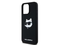 Karl Lagerfeld Silicone Choupette Head MagSafe case for iPhone 15 Pro - black Karl Lagerfeld Silicone Choupette Head MagSafe case for iPhone 15 Pro - black