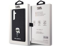 Karl Lagerfeld Fixed Glitter Ikonik Logo Metal Pin case for Samsung Galaxy A55 - black Karl Lagerfeld Fixed Glitter Ikonik Logo Metal Pin case for Samsung Galaxy A55 - black