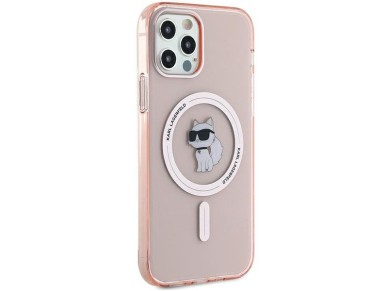 Karl Lagerfeld IML Choupette MagSafe case for iPhone 12/12 Pro - pink Karl Lagerfeld IML Choupette MagSafe case for iPhone 12/12 Pro - pink