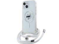 Funda Karl Lagerfeld IML Choupette Head & Cord MagSafe para iPhone 13 / 14 / 15 - transparente Funda Karl Lagerfeld IML Choupette Head & Cord MagSafe para iPhone 13 / 14 / 15 - transparente