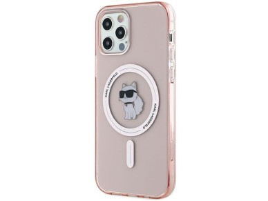 Karl Lagerfeld IML Choupette MagSafe case for iPhone 12/12 Pro - pink Karl Lagerfeld IML Choupette MagSafe case for iPhone 12/12 Pro - pink