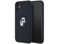 Funda de silicona Karl&Choupette MagSafe de Karl Lagerfeld para iPhone 11 / Xr - negra Funda de silicona Karl&Choupette MagSafe de Karl Lagerfeld para iPhone 11 / Xr - negra