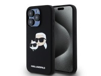 Funda de silicona Karl&Choupette MagSafe de Karl Lagerfeld para iPhone 15 Pro - negra Funda de silicona Karl&Choupette MagSafe de Karl Lagerfeld para iPhone 15 Pro - negra