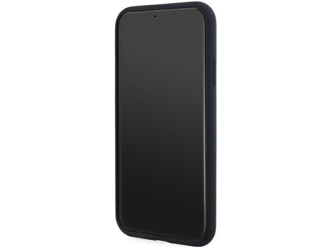 Funda de silicona Karl&Choupette MagSafe de Karl Lagerfeld para iPhone 11 / Xr - negra