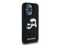 Funda de silicona Karl&Choupette MagSafe de Karl Lagerfeld para iPhone 15 Pro - negra Funda de silicona Karl&Choupette MagSafe de Karl Lagerfeld para iPhone 15 Pro - negra