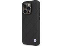 Case BMW BMHCP14L22RQDK iPhone 14 Pro 6.1" black/black Leather Quilted Case BMW BMHCP14L22RQDK iPhone 14 Pro 6.1" black/black Leather Quilted