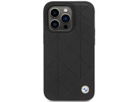 Case BMW BMHCP14L22RQDK iPhone 14 Pro 6.1" black/black Leather Quilted Case BMW BMHCP14L22RQDK iPhone 14 Pro 6.1" black/black Leather Quilted