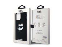 Capa MagSafe de silicone com a cabeça Choupette de Karl Lagerfeld para iPhone 15 Pro Max - preta Capa MagSafe de silicone com a cabeça Choupette de Karl Lagerfeld para iPhone 15 Pro Max - preta