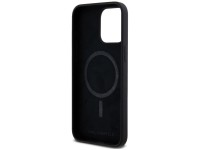 Capa MagSafe Karl Lagerfeld Silicone Karl&Choupette Ring para iPhone 15 Pro Max - preta