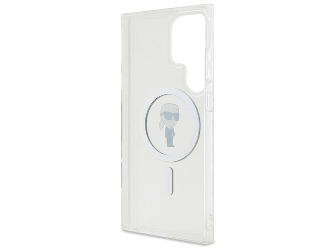 Funda Karl Lagerfeld IML Ikonik MagSafe para Samsung Galaxy S24 Ultra - transparente