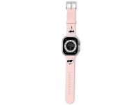 Pulseira Karl Lagerfeld 3D em borracha com as cabeças de Karl e Choupette para Apple Watch 42/44/45/ Pulseira Karl Lagerfeld 3D em borracha com as cabeças de Karl e Choupette para Apple Watch 42/44/45/