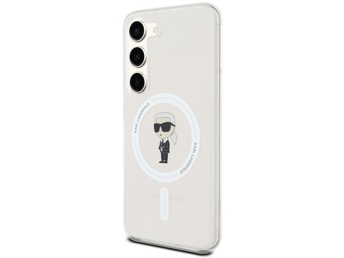 Karl Lagerfeld IML Ikonik MagSafe case for Samsung Galaxy S24 - transparent