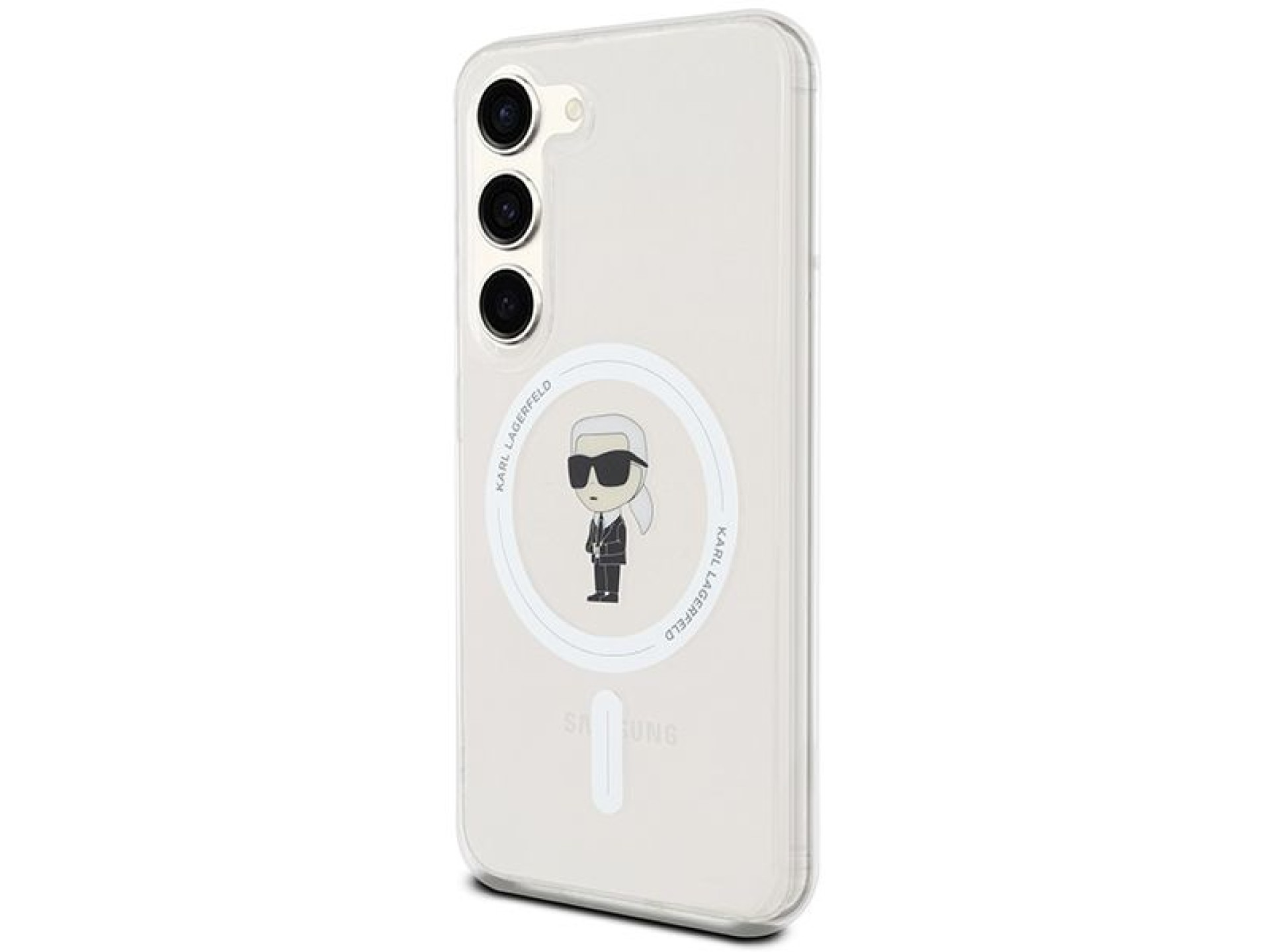 Karl Lagerfeld IML Ikonik MagSafe case for Samsung Galaxy S24 - transparent