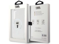 Karl Lagerfeld IML Ikonik MagSafe case for Samsung Galaxy S24 - transparent Karl Lagerfeld IML Ikonik MagSafe case for Samsung Galaxy S24 - transparent