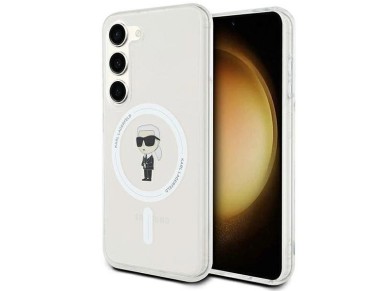 Karl Lagerfeld IML Ikonik MagSafe case for Samsung Galaxy S24 - transparent Karl Lagerfeld IML Ikonik MagSafe case for Samsung Galaxy S24 - transparent