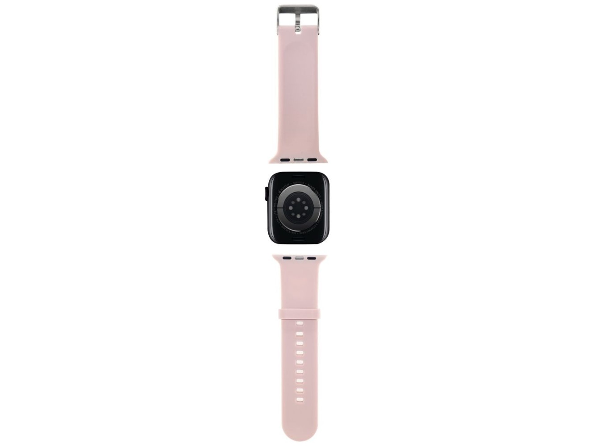 Pulseira Karl Lagerfeld 3D em borracha com as cabeças de Karl e Choupette para Apple Watch 42/44/45/