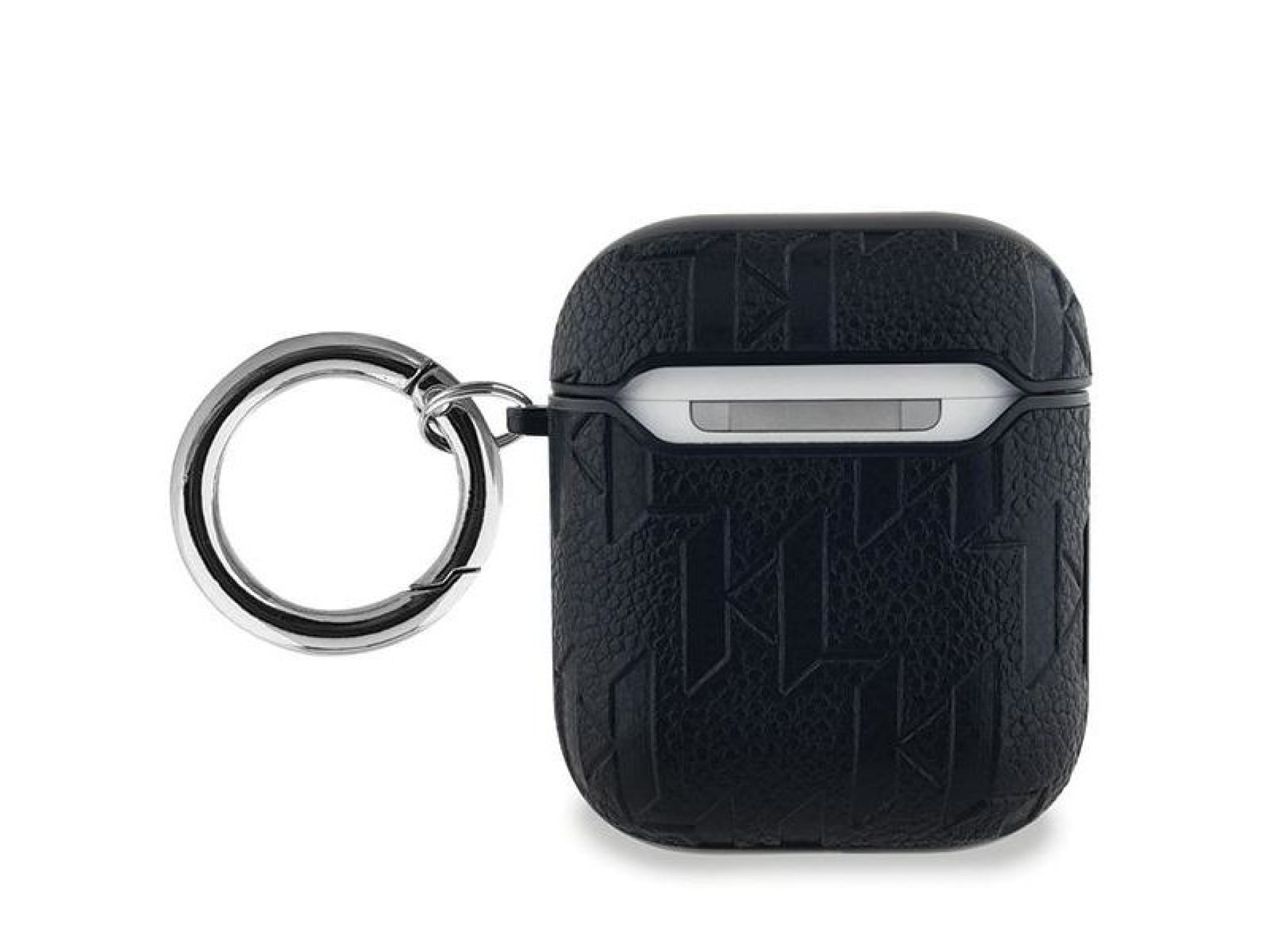 Karl Lagerfeld Monogram Choupette Head case for AirPods 1 / 2 - black