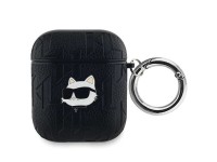 Karl Lagerfeld Monogram Choupette Head case for AirPods 1 / 2 - black Karl Lagerfeld Monogram Choupette Head case for AirPods 1 / 2 - black