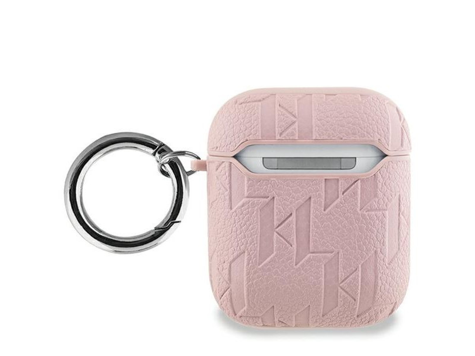 Karl Lagerfeld Monogram Karl & Choupette Head case for AirPods 1 / 2 - pink