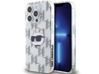 Karl Lagerfeld IML Choupette Head & Monogram case for iPhone 15 Pro - transparent Karl Lagerfeld IML Choupette Head & Monogram case for iPhone 15 Pro - transparent