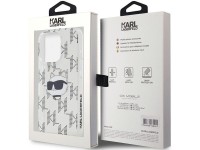Karl Lagerfeld IML Choupette Head & Monogram case for iPhone 15 Pro - transparent Karl Lagerfeld IML Choupette Head & Monogram case for iPhone 15 Pro - transparent