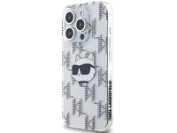 Capa Karl Lagerfeld IML Choupette Head & Monogram para iPhone 15 Pro Max - transparente Capa Karl Lagerfeld IML Choupette Head & Monogram para iPhone 15 Pro Max - transparente