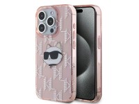 Funda Karl Lagerfeld IML Choupette Head & Monogram para iPhone 15 Pro Max - rosa Funda Karl Lagerfeld IML Choupette Head & Monogram para iPhone 15 Pro Max - rosa