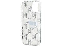 Capa transparente Karl Lagerfeld IML Choupette Head & Monogram para iPhone 15/14/13 Capa transparente Karl Lagerfeld IML Choupette Head & Monogram para iPhone 15/14/13