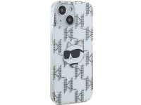 Capa transparente Karl Lagerfeld IML Choupette Head & Monogram para iPhone 15/14/13 Capa transparente Karl Lagerfeld IML Choupette Head & Monogram para iPhone 15/14/13