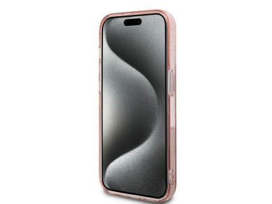 Karl Lagerfeld IML Choupette Head & Monogram case for iPhone 14 Pro - pink Karl Lagerfeld IML Choupette Head & Monogram case for iPhone 14 Pro - pink