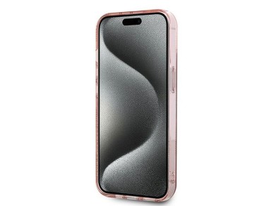 Karl Lagerfeld IML Choupette Head & Monogram case for iPhone 14 / 15 / 13 - pink Karl Lagerfeld IML Choupette Head & Monogram case for iPhone 14 / 15 / 13 - pink