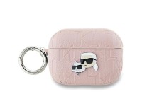 Karl Lagerfeld Monogram Karl & Choupette Head case for AirPods Pro 2 - pink Karl Lagerfeld Monogram Karl & Choupette Head case for AirPods Pro 2 - pink