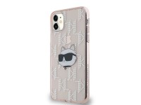 Karl Lagerfeld IML Choupette Head & Monogram case for iPhone 11 / Xr - pink Karl Lagerfeld IML Choupette Head & Monogram case for iPhone 11 / Xr - pink